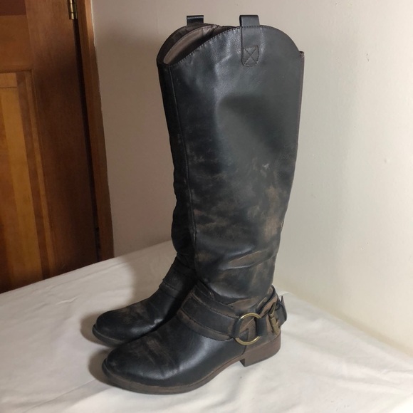 Boots; Biker boots - Picture 1 of 7